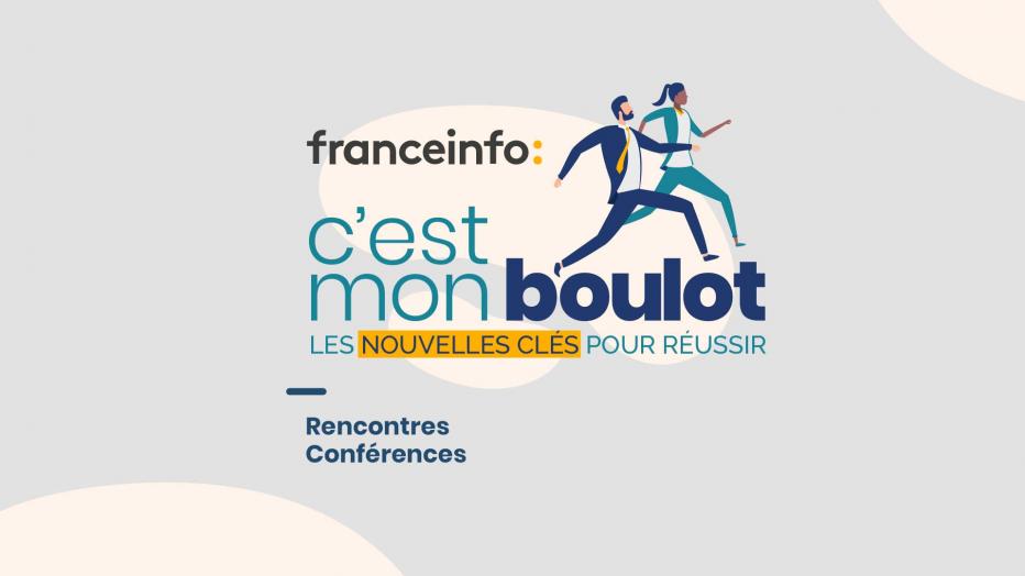 Visuel officiel de l'évènement "C'est mon boulot" organisé par franceinfo à Niort 