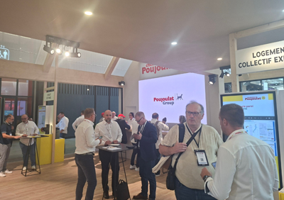 Sur le stand Cheminées Poujoulat à Interclima 2026