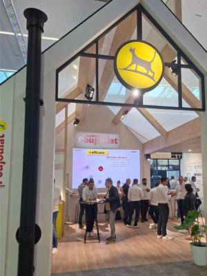 Sur le stand Cheminées Poujoulat à Interclima 2026