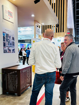 Sur le stand Cheminées Poujoulat à Interclima 2026