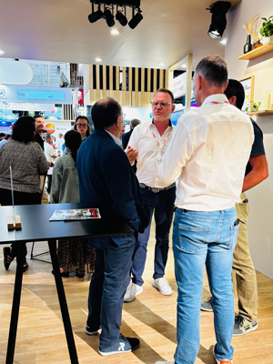 Sur le stand Cheminées Poujoulat à Interclima 2026