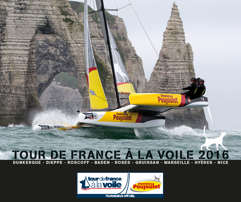 Cheminées Poujoulat sur le tour de France Voile 2016