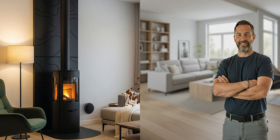 Cheminées Poujoulat vous met en contact avec un installateur de poêle à bois qualifié et près de chez vous