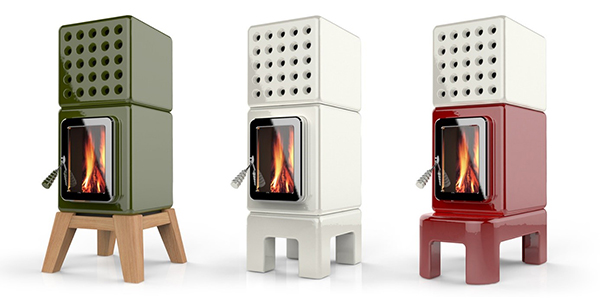 Poêle CUBI STACK, par Stack Stoves