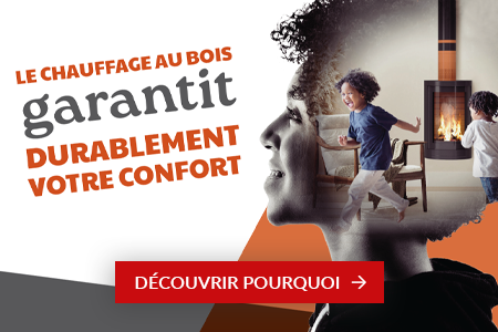 Le chauffage au bois garantit un confort durable - Campagne Cheminées Poujoulat 2025